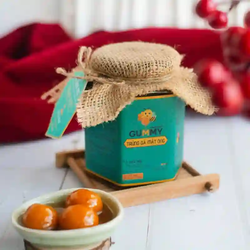 Gummy Trứng Gà Mật Ong (Hũ 15 viên)