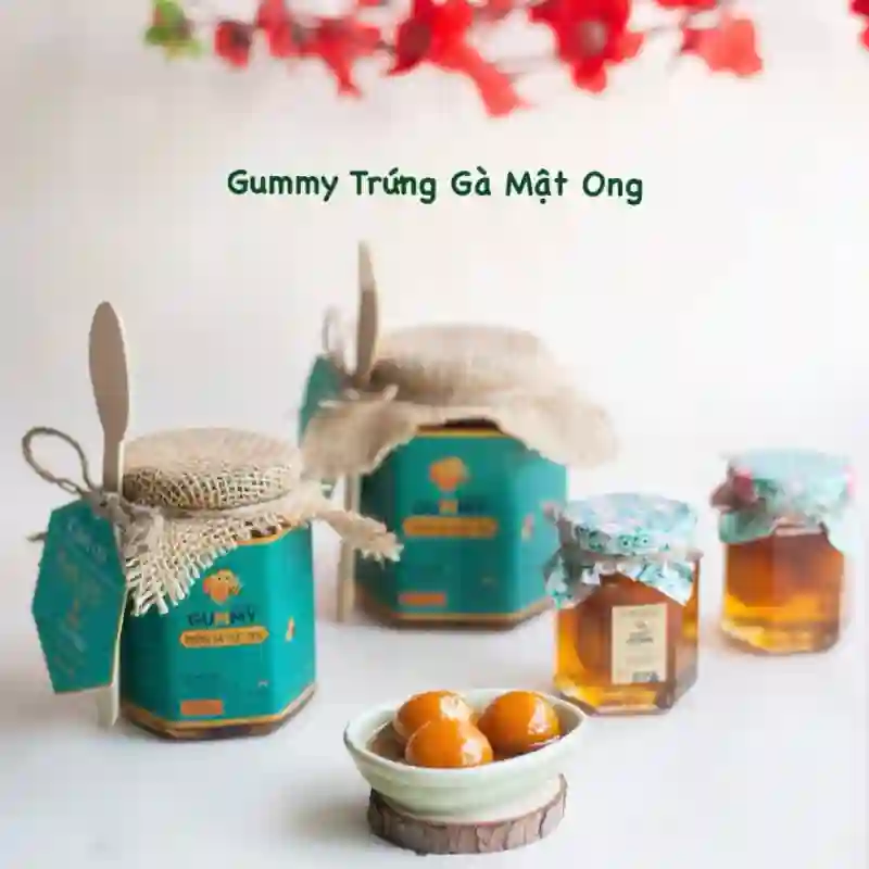 Gummy Trứng Gà Mật Ong (Hũ 30 viên)