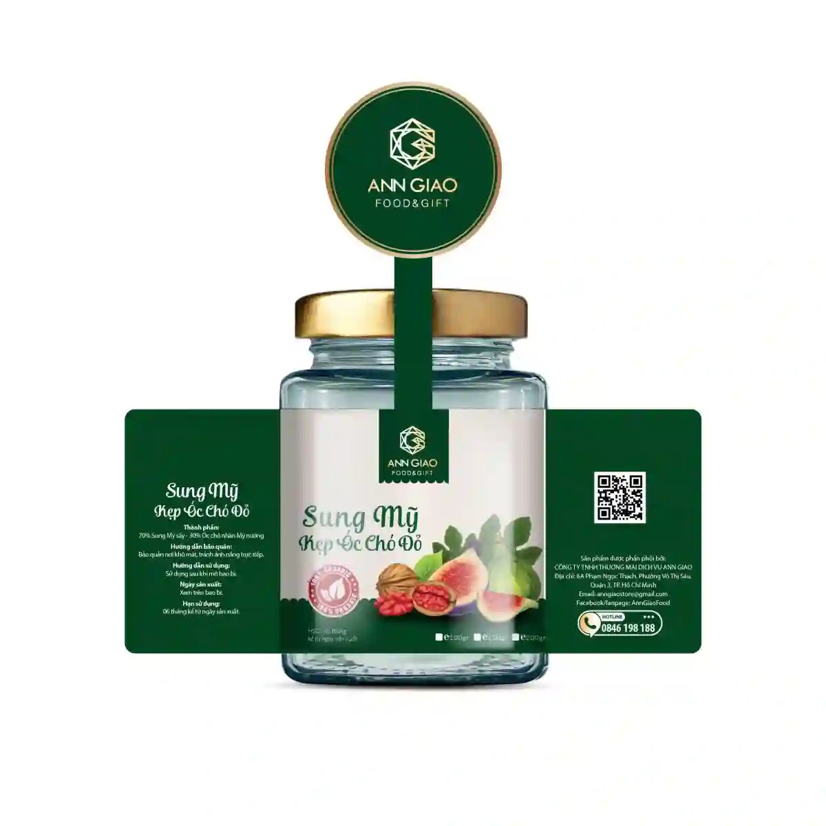 Sung Mỹ kẹp Óc Chó đỏ